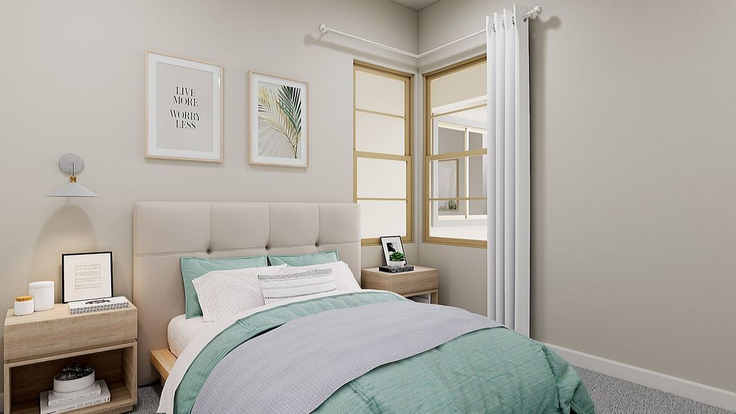 Representative furnished interior of a home built from the Echo Plan 4508 by Tri Pointe Homes in Soleo, San Tan Valley (Image 14).