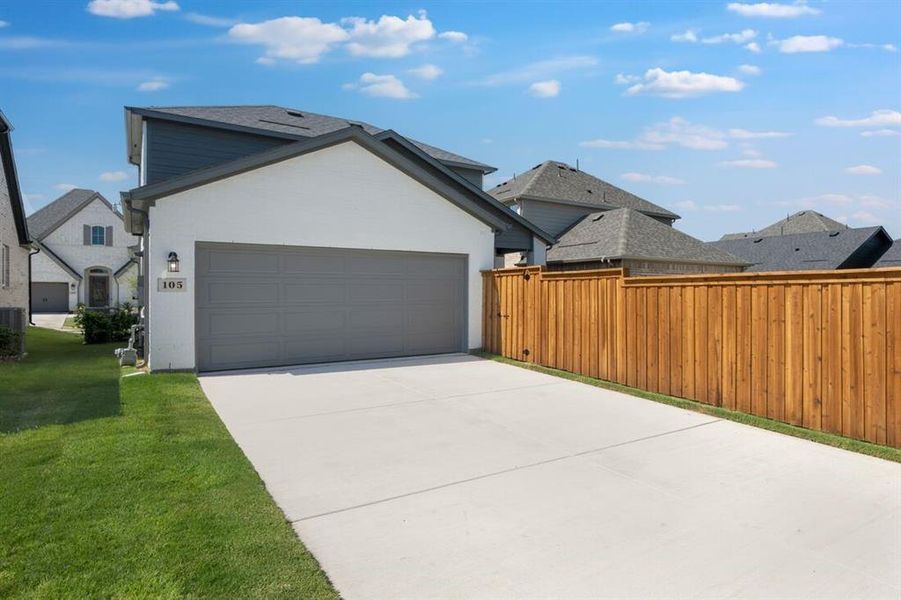 Front exterior of a new home in North Sky Celina, Celina, TX, highlighting curb appeal (Image 21).