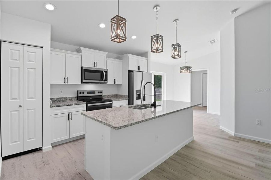 Furnished interior view inside a new home in , Dunnellon (Image 4).