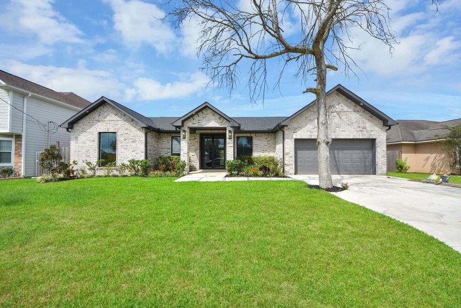Front exterior of a new home in , Arcola, TX, highlighting curb appeal (Image 26).