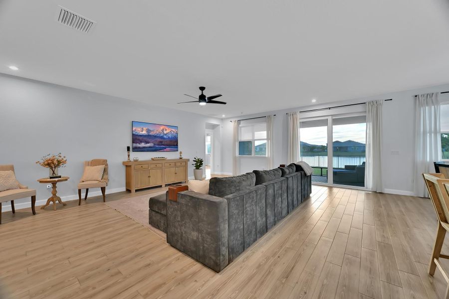 Furnished interior view inside a new home in Tradition - Cadence, Port St. Lucie (Image 38).