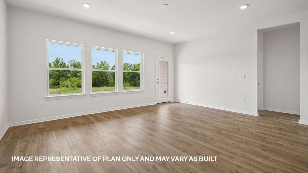 Spacious, unfurnished interior of a new home in Prairie Lakes, Buda (Image 18).