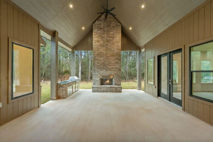 Exterior details and patio area of a home in , Montgomery (Image 24). Exterior details and patio area of a home in , Montgomery (Image 24).