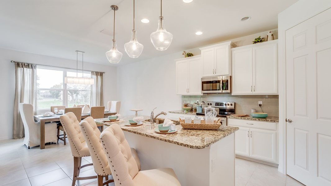 Representative furnished interior of a home built from the Kellen by D.R. Horton in Deep Creek Tradition Series, Punta Gorda (Image 6).