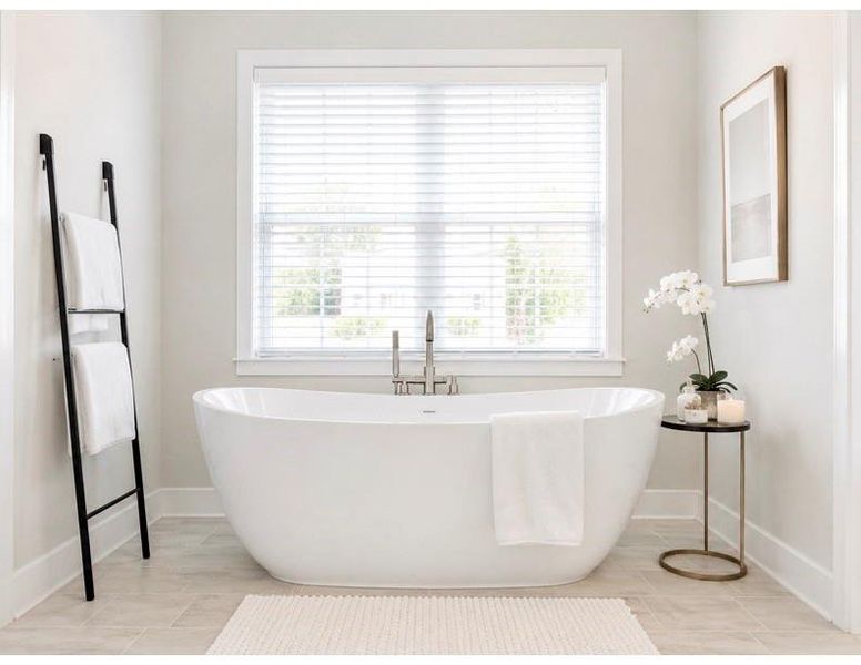 Furnished interior view inside a new home in , Atlanta (Image 8).