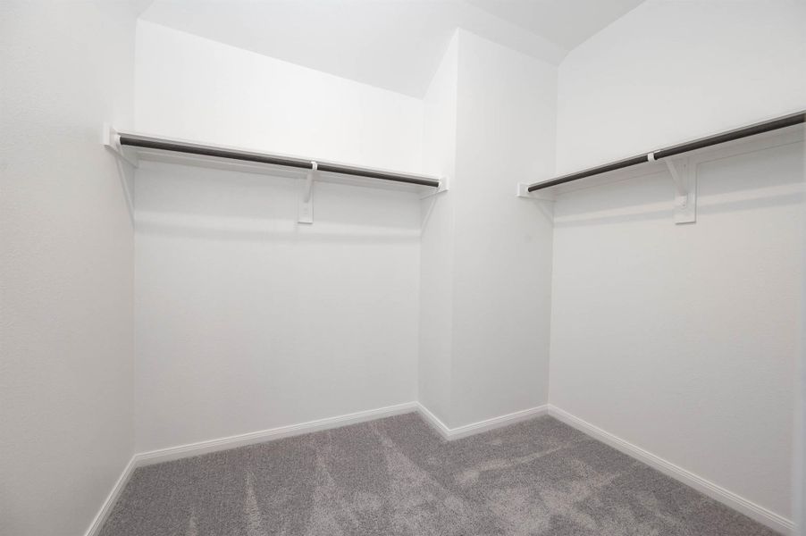 Generous sized walk-in closet. Generous sized walk-in closet.
