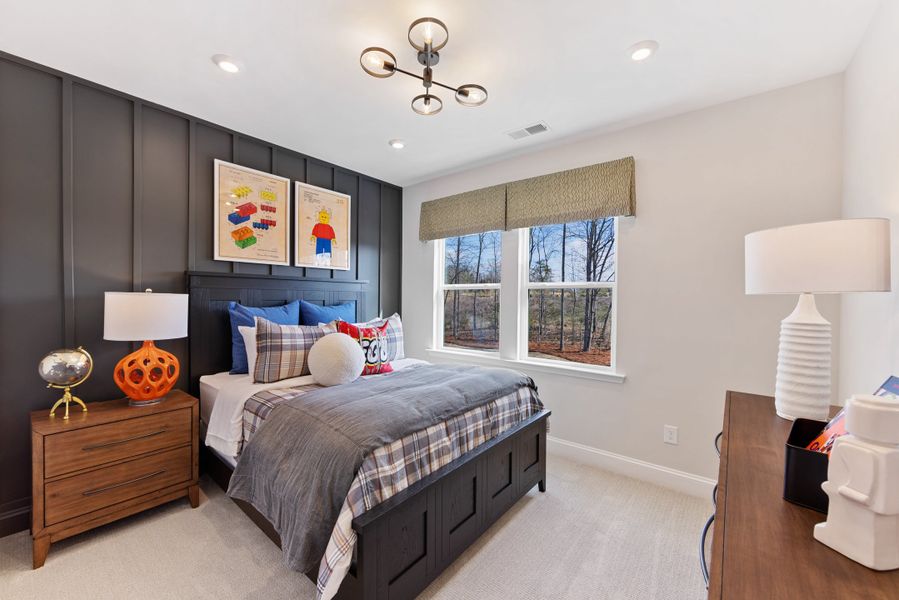 Representative furnished interior of a home built from the Knight by Tri Pointe Homes in Southbridge, Fort Mill (Image 35).
