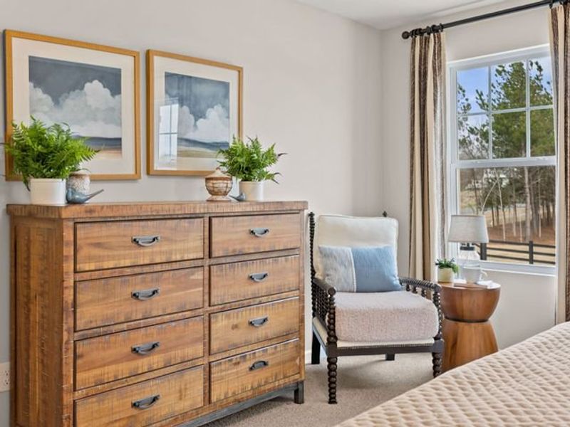 Representative furnished interior of a home built from the Elon by True Homes in Morgan Hills, Albemarle (Image 16).