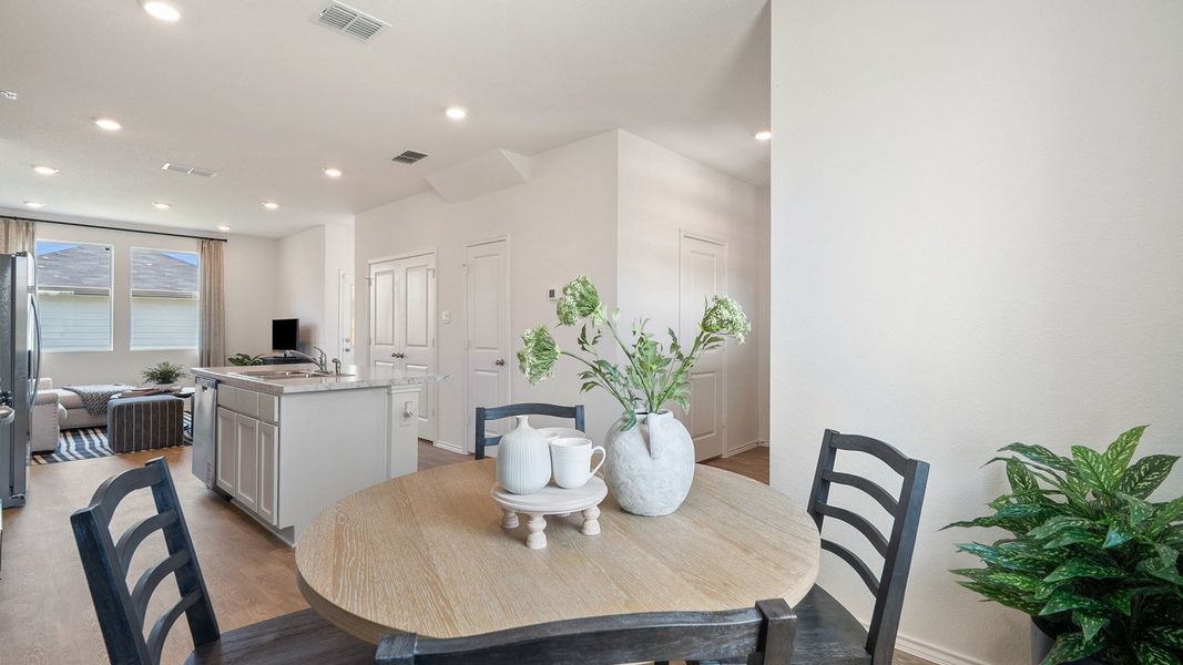 Furnished interior view inside a new home in Valverde, Bastrop (Image 5).