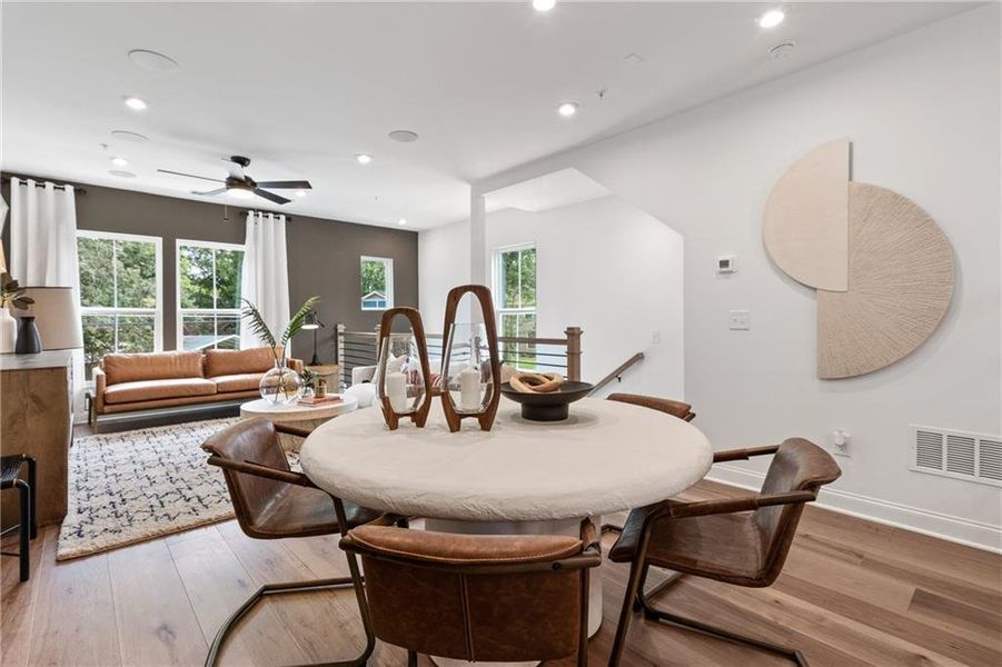 Furnished interior view inside a new home in 1871 Hollywood, Atlanta (Image 19).