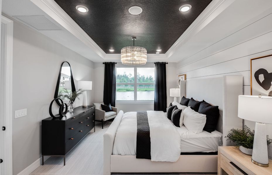 Furnished interior view inside a new home in Hendrix Reserve, Lake Worth (Image 8). Furnished interior view inside a new home in Hendrix Reserve, Lake Worth (Image 8).