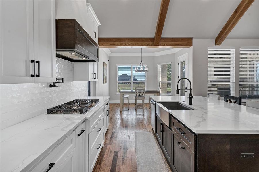 Furnished interior view inside a new home in , Godley (Image 29).