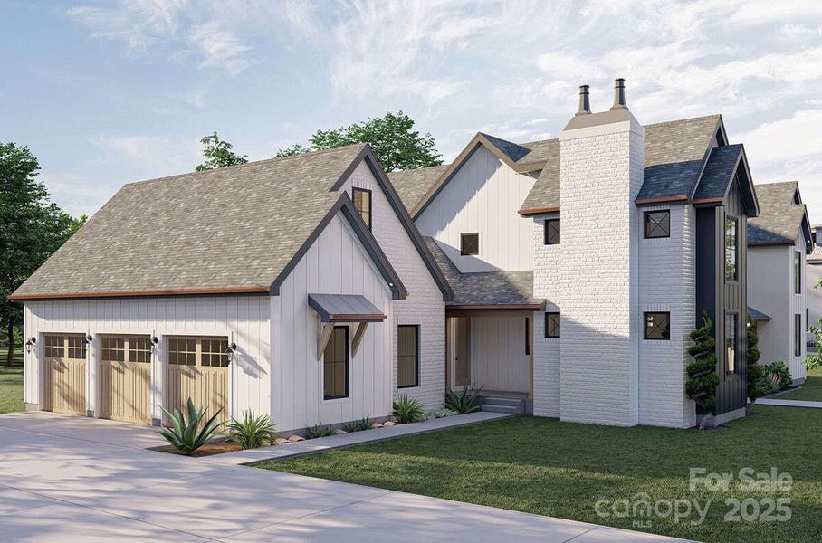 Concept 2 Story/Basement, 5 Bedroom,4.5 Bath Retreat beautifullynestled on 2.16 acre, private,cul-de-sac lot in exclusive,picturesque, new community,Cachet of Davidson!