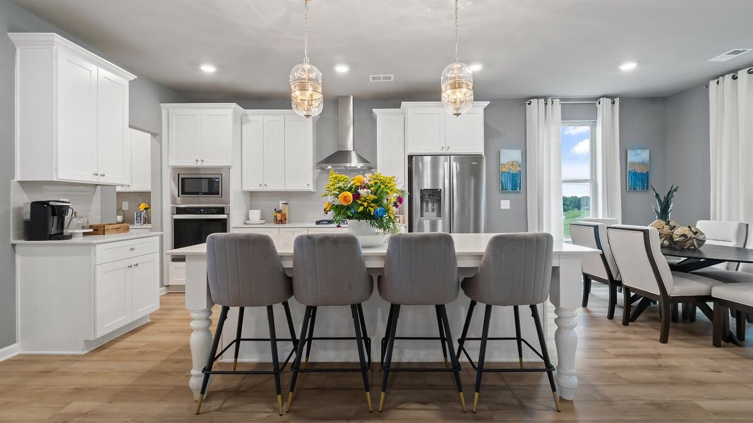 Representative furnished interior of a home built from the Rosemary II by DRB Homes in Northcroft, Loganville (Image 10).