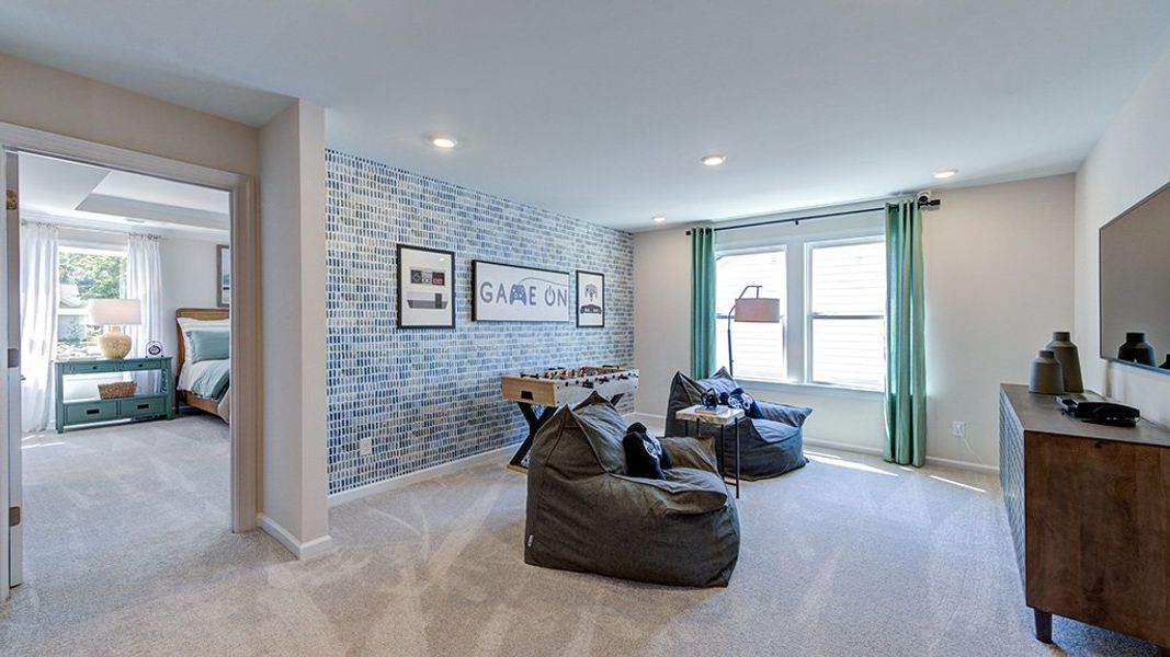Furnished interior view inside a new home in Eagle Trace, Wendell (Image 39). Furnished interior view inside a new home in Eagle Trace, Wendell (Image 39).