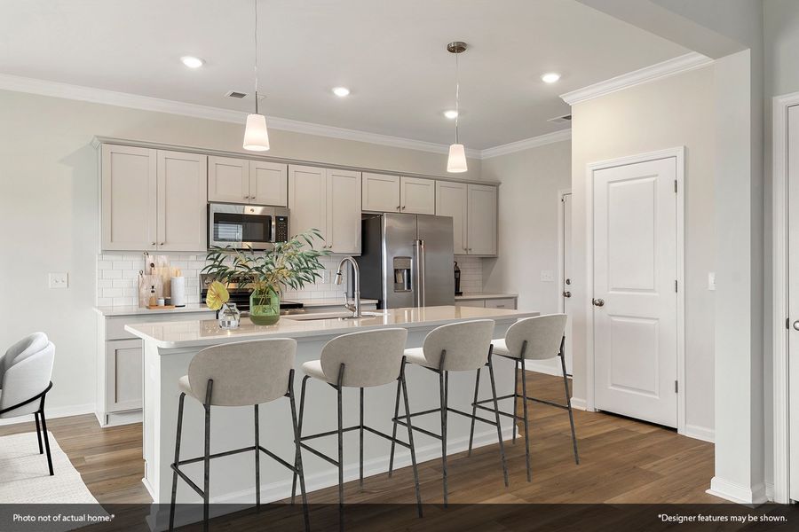 Furnished interior view inside a new home in Central Creek, Goose Creek (Image 5).