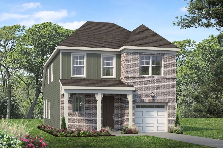 The Geneva Craftsman Elevation by Parkside Builders