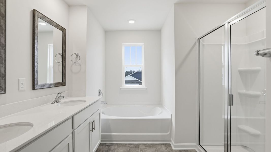 Furnished interior view inside a new home in Spring Ridge, Anderson (Image 15).