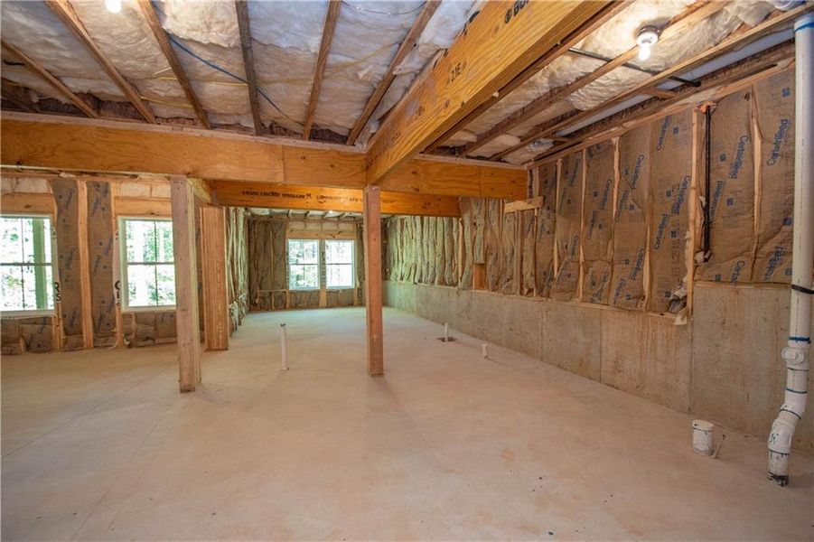 In-progress construction of a new home in , Fayetteville, GA (Image 44).