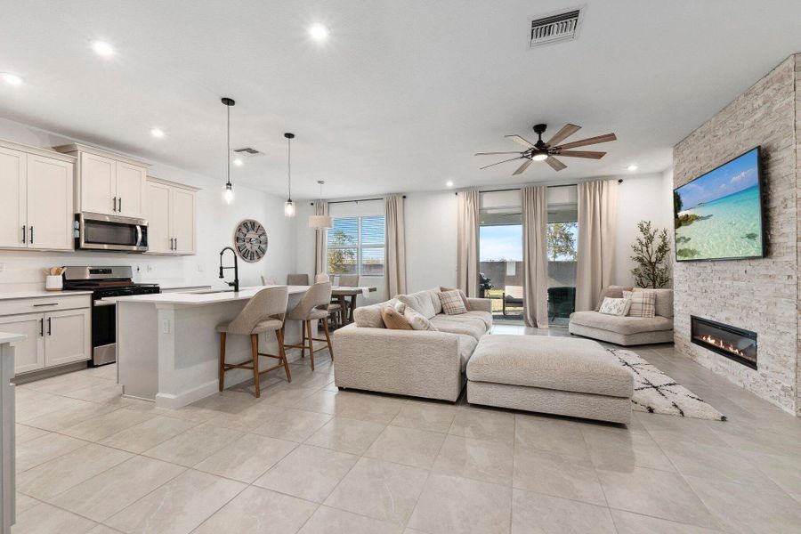Furnished interior view inside a new home in , Port St. Lucie (Image 31). Furnished interior view inside a new home in , Port St. Lucie (Image 31).