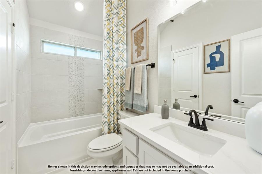 Furnished interior view inside a new home in Painted Tree, McKinney (Image 35).