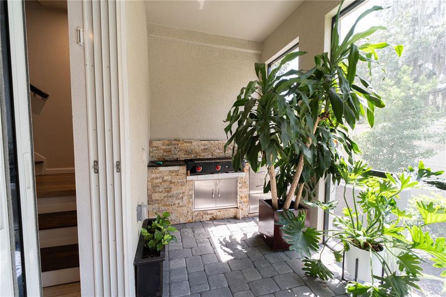 Exterior details and patio area of a home in , Brandon (Image 25).
