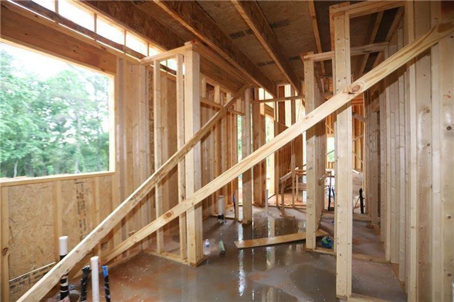 In-progress construction of a new home in , Carrollton, GA (Image 47).