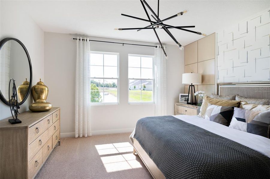 virtually staged/model home