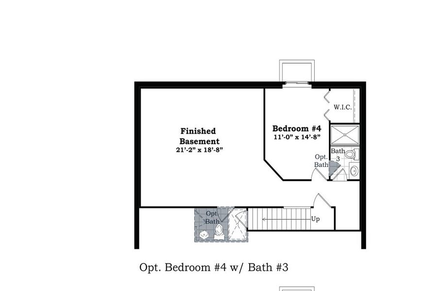 2D floor plan layout for the The Abington by Norfolk Homes in Valleys, Jackson, MI (Image 6).