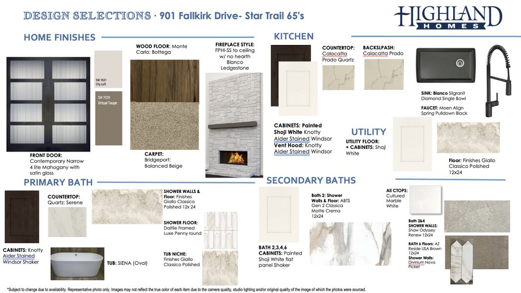 Sample of building materials used in homes in Star Trail, Prosper (Image 24).