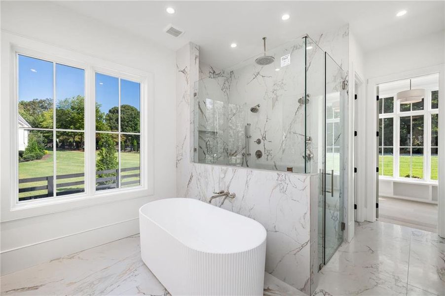 Furnished interior view inside a new home in , Roswell (Image 39).