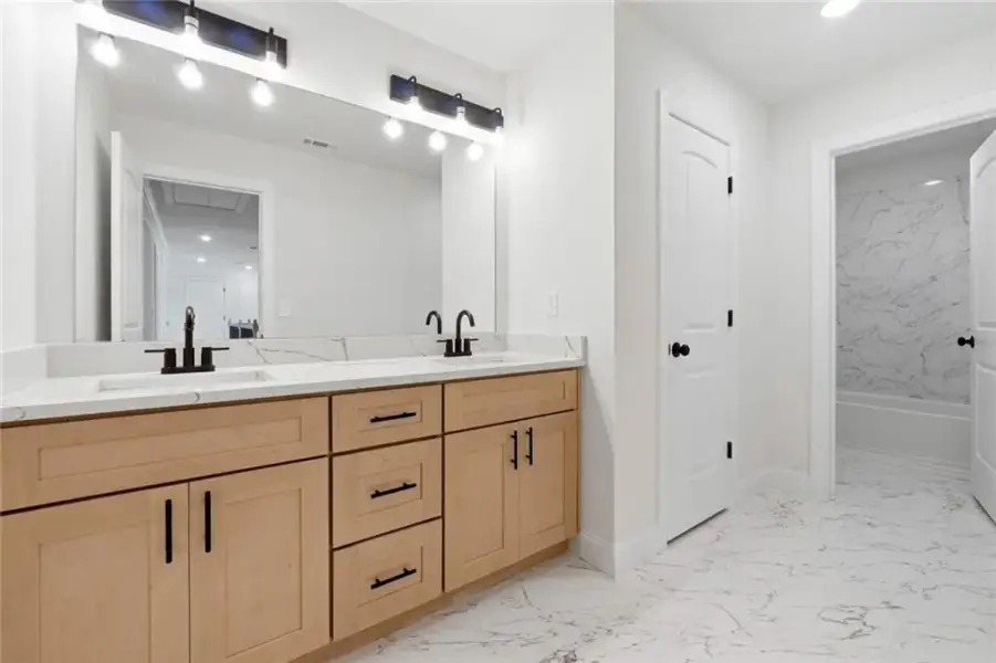Furnished interior view inside a new home in , Douglasville (Image 11).