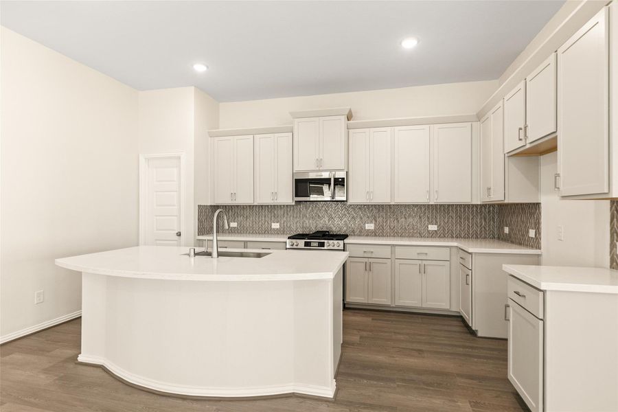 Furnished interior view inside a new home in Westland Ranch, League City (Image 7).