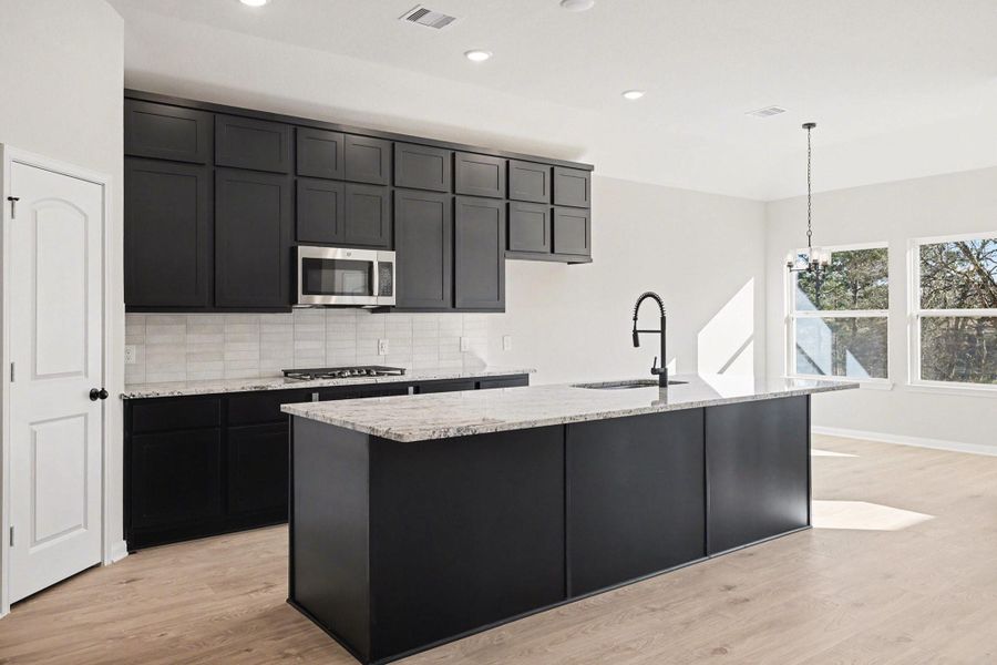 Furnished interior view inside a new home in Rose Hill Estates, Willis (Image 8).