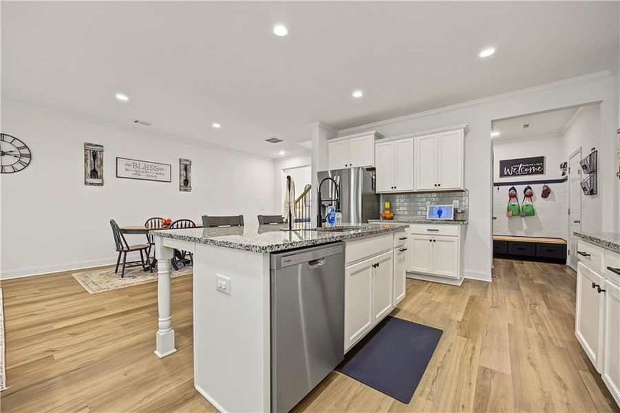 Furnished interior view inside a new home in , Flowery Branch (Image 13).