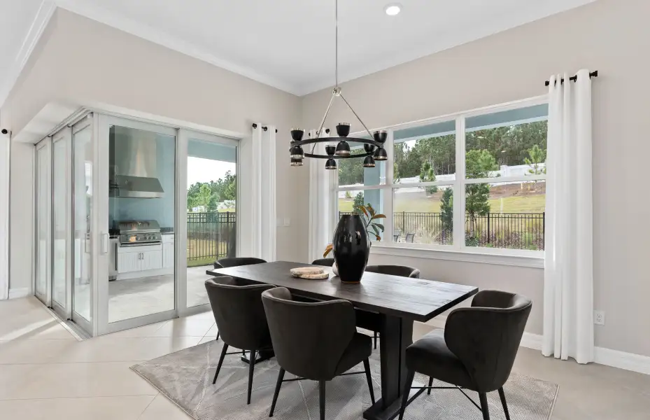 Furnished interior view inside a new home in Del Webb Oasis, Winter Garden (Image 3). Furnished interior view inside a new home in Del Webb Oasis, Winter Garden (Image 3).