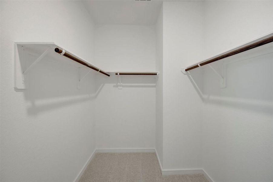 Primary walk-in closet
