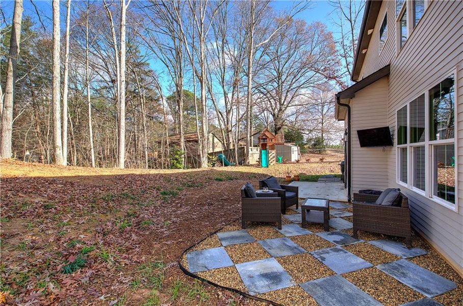 Exterior details and patio area of a home in , Cartersville (Image 3).