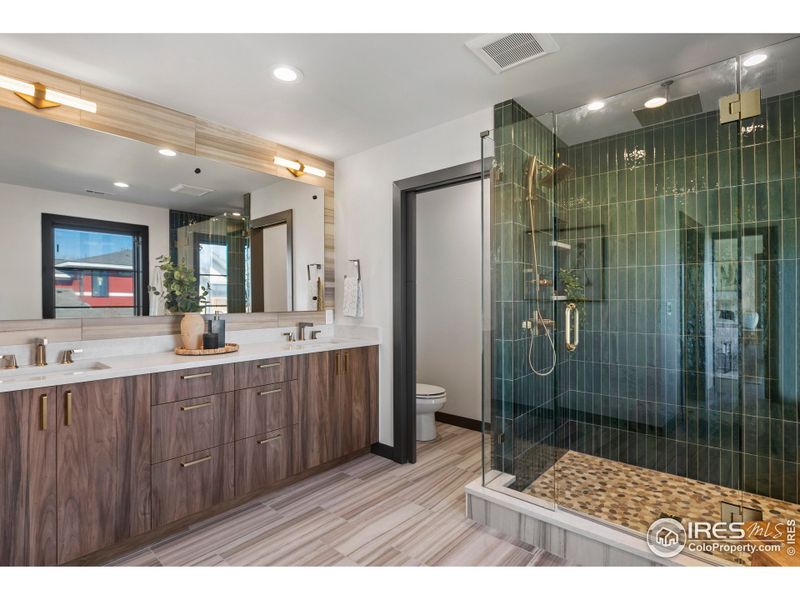Furnished interior view inside a new home in , Fort Collins (Image 31).