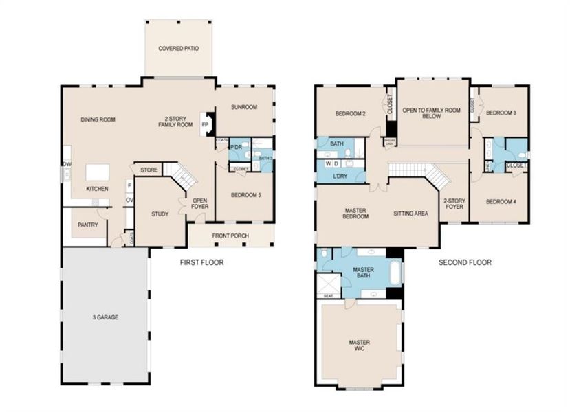 2D floor plan layout of this home in , Cumming, GA (Image 4). 2D floor plan layout of this home in , Cumming, GA (Image 4).