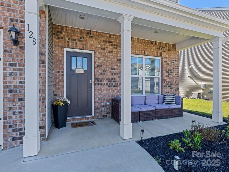 Exterior details and patio area of a home in , Fletcher (Image 1). Exterior details and patio area of a home in , Fletcher (Image 1).