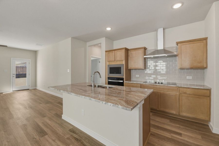 Furnished interior view inside a new home in Highland Ridge, New Braunfels (Image 4).
