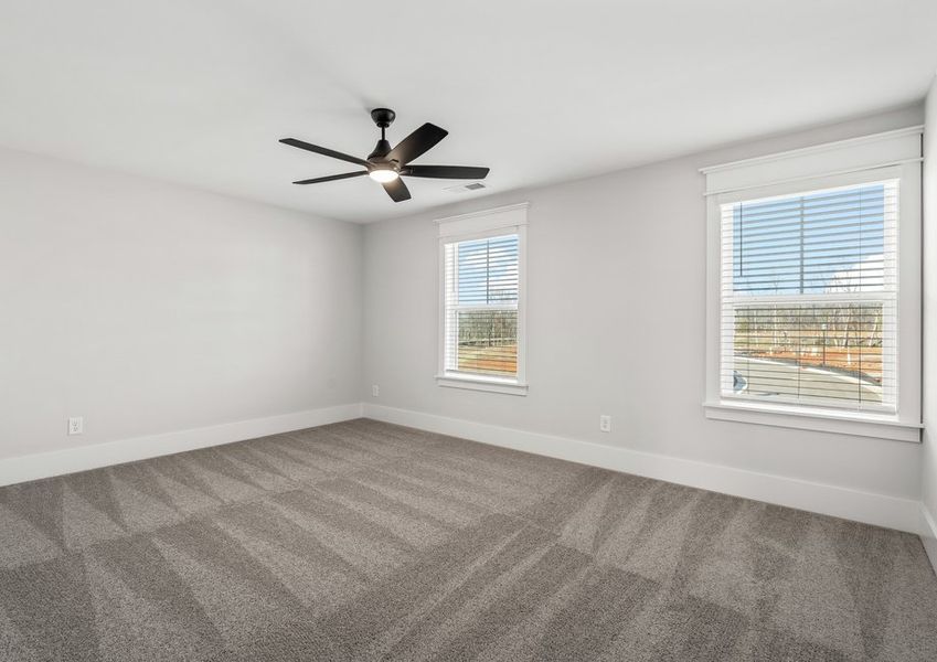 Large secondary bedrooms are scattered throughout the home.