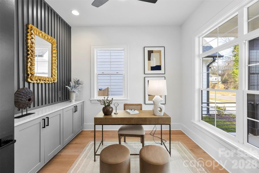 Furnished interior view inside a new home in , Charlotte (Image 34).