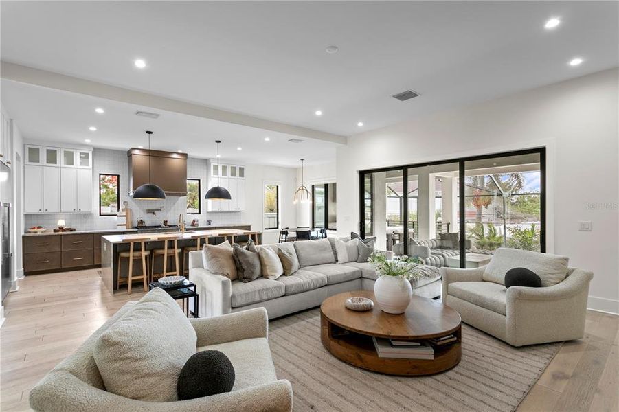 Furnished interior view inside a new home in , Tampa (Image 10). Furnished interior view inside a new home in , Tampa (Image 10).