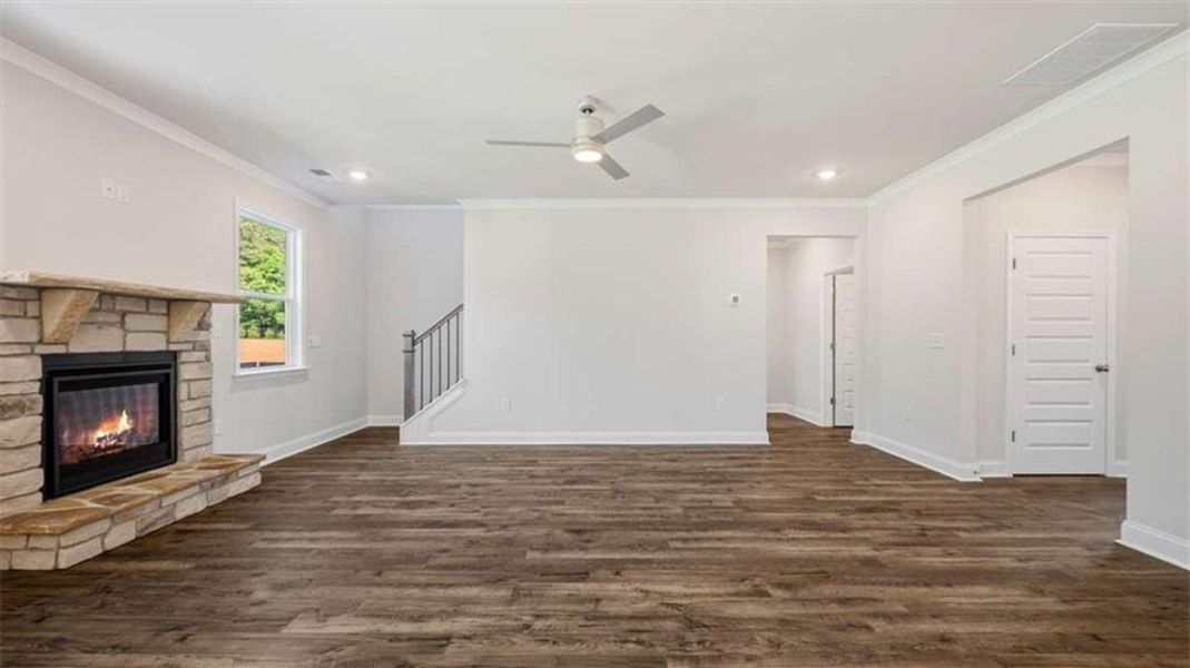 Spacious, unfurnished interior of a new home in Heritage Pointe, Senoia (Image 26).