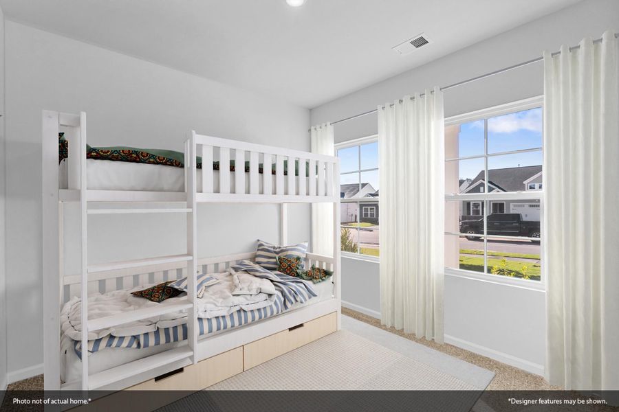 Furnished interior view inside a new home in Ovation at Sweetbrier, Durham (Image 12).