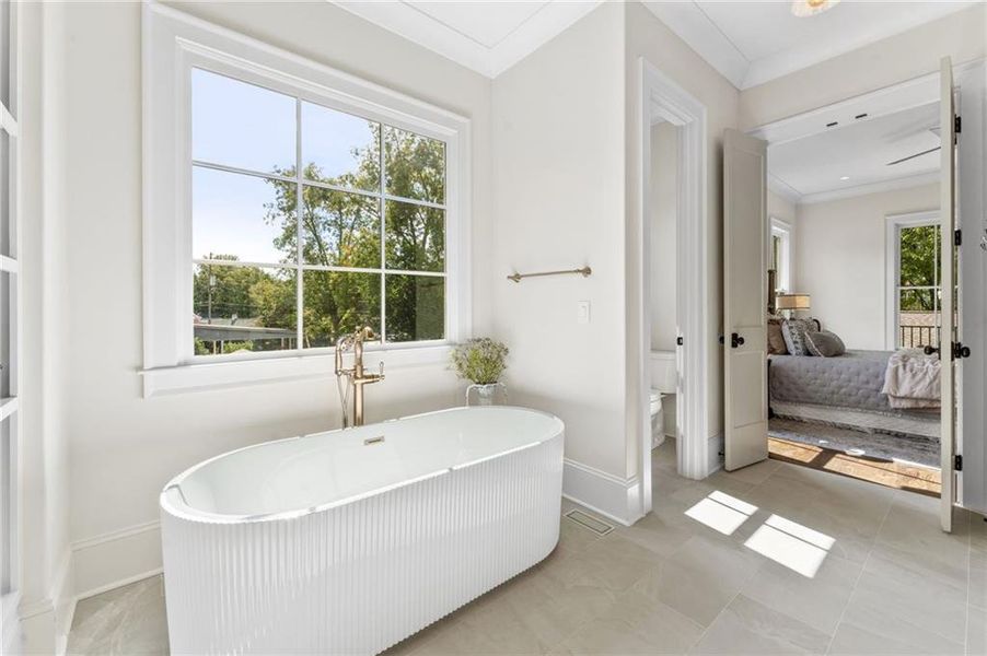 Furnished interior view inside a new home in , Marietta (Image 41).