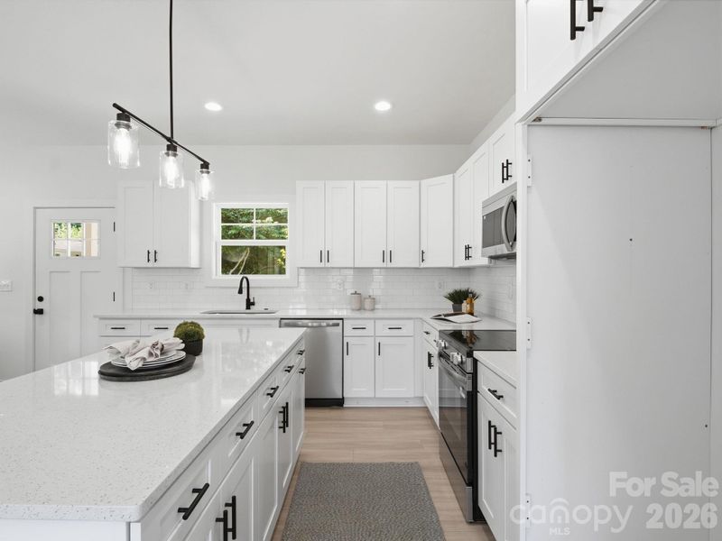 Furnished interior view inside a new home in , Charlotte (Image 31).