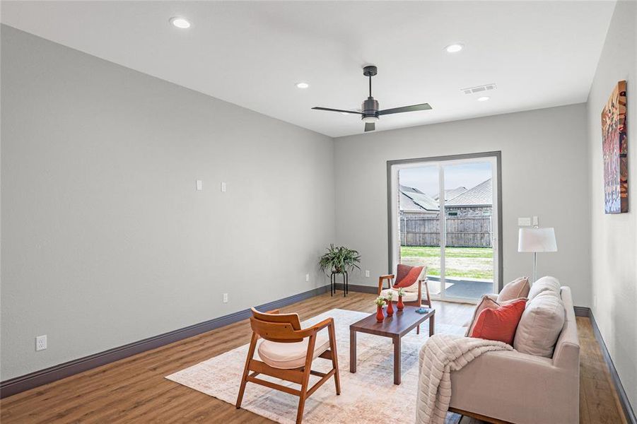 Furnished interior view inside a new home in , Royse City (Image 13). Furnished interior view inside a new home in , Royse City (Image 13).